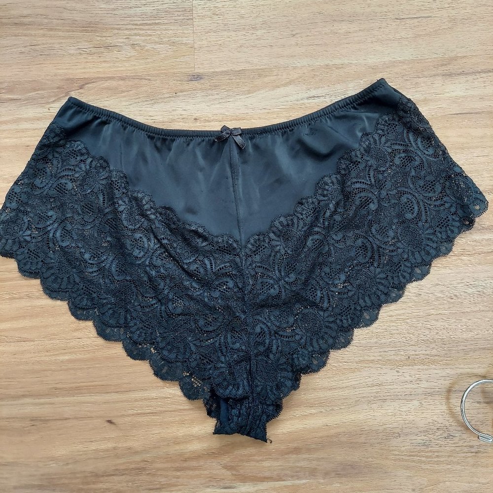 Cheeky Satin Lace Panties